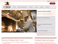 Tablet Screenshot of firemasterweb.com